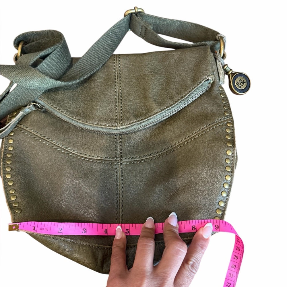 The Sak Crossbody Bag Silverlake Olive green Studded - Picture 3 of 12